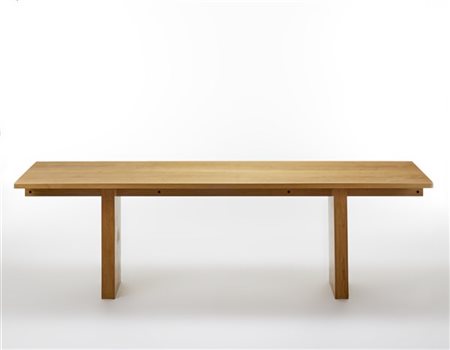 Superstudio Tavolo modello "Lambda". Produzione Giovannetti, Italia, 1972. Legno