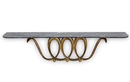 Osvaldo Borsani Mensola-consolle. Esecuzione Atelier Borsani, Varedo, 1940ca. Le