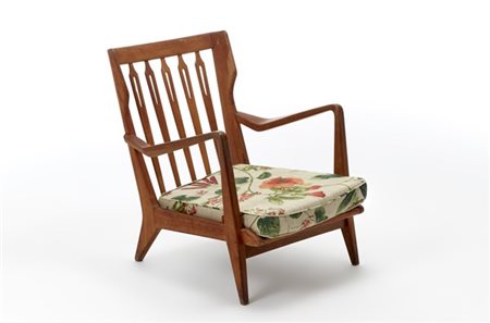 Gio Ponti Poltrona modello "516". Produzione Cassina, Meda, anni '50. Legno mass