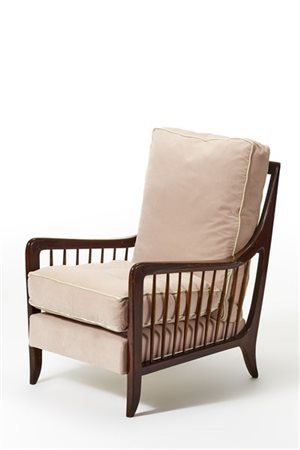 Paolo Buffa Poltrona. Esecuzione Serafino Arrighi, Cantù o Mariano Comense, 1942