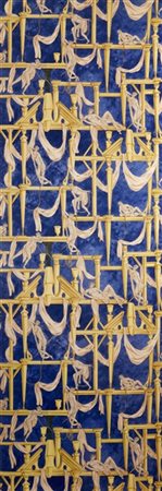 Avigdor "Casa degli Efebi"
Tessuto, drappo dal disegno di Gio Ponti montato su p