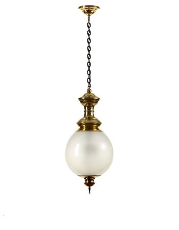 Luigi Caccia Dominioni Lampada a sospensione modello "LS1GC Lampione". Produzion