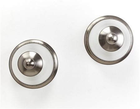 Luigi Caccia Dominioni Coppia di lampade da parete modello "Mezzo lampione". Pro