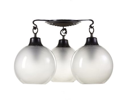 Luigi Caccia Dominioni Lampada a sospensione modello "LS10 Grappolo". Produzione