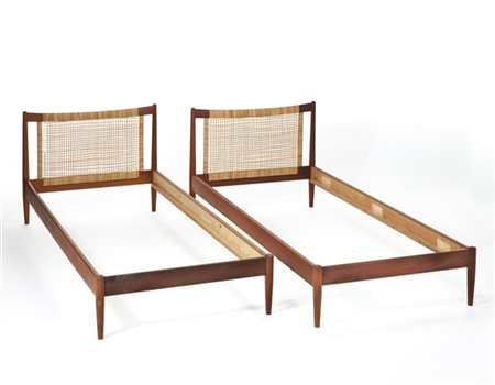 Borge Mogensen Coppia di letti. Produzione Soborg Mobler, Danimarca, anni '50. L