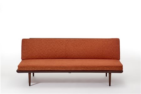 Peter Hvidt Divano modello "Minerva". Produzione France & Son, Danimarca, anni '