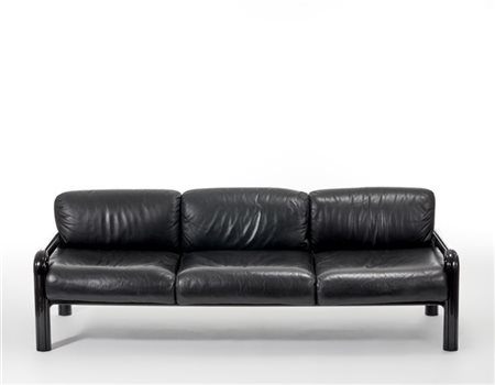 Gae Aulenti Divano a tre posti. Produzione Knoll International, USA, 1977. Cusci