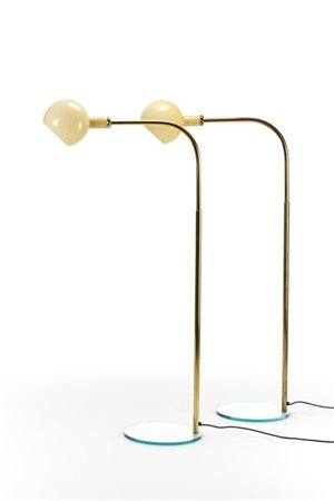 Gae Aulenti (1927-2012) e Piero Castiglioni (1944) (Attribuito)
Coppia di lampad