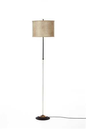 Stilnovo Lampada da terra modello "4072". Milano, anni '50. Struttura in ottone