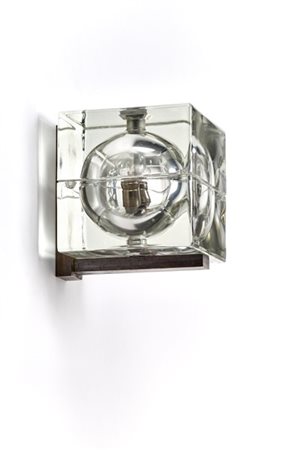 Alessandro Mendini Lampada da parete modello "Cubosfera". Produzione Fidenza Vet