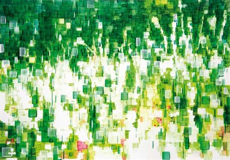 LINARDI Giuseppe (Buenos Aires, 1971) Decodificazione, 2011 tecnica mista su...