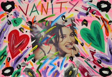 DONZELLI Bruno (Napoli 1941) Vanity olio su tela, cm. 50 x 70 Firma...