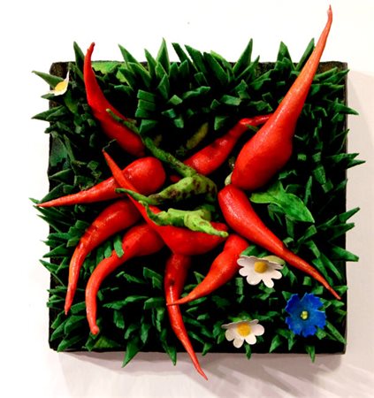 GILARDI Piero (Torino 1942) Peperoncini, 2005 poliuretano espanso, cm. 20 x...