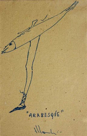 MONDINO Aldo (Torino 1938 - Torino 2005) Arabesque, 2003 pennarello su carta...