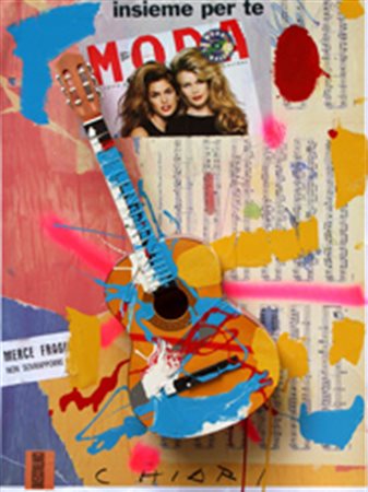 CHIARI Giuseppe (Firenze 1926 - Firenze 2007) Chitarra, 2000 chitarra e...