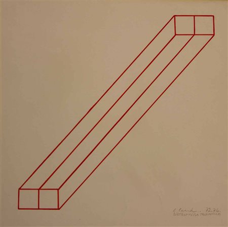 LANDI Edoardo (San Felice sul Panaro (Modena), 1937) Bistruttura prospettica,...