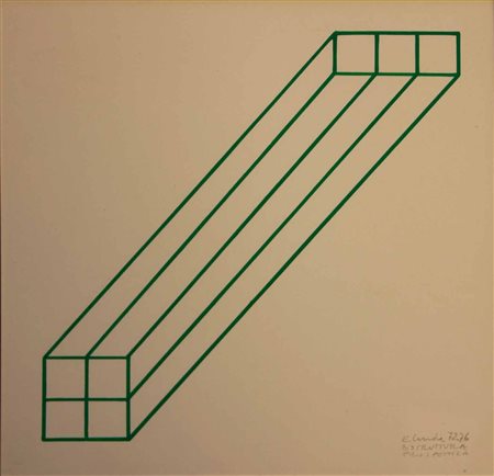 LANDI Edoardo (San Felice sul Panaro (Modena), 1937) Bistruttura prospettica,...