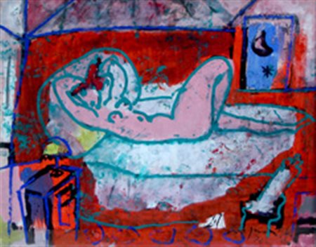 ROGNONI Franco (Milano 1913 - Milano 1999) Senza titolo, 1974 tecnica mista...