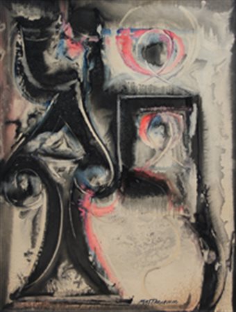 MASTROIANNI Umberto (Fontana Liri 1910 - Marino 1998) Senza titolo, 1974...