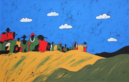 FESTA Tano (Roma 1938 - Roma 1988) Senza titolo, 1985 acrilico su tela, cm....