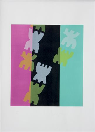 CAPOGROSSI Giuseppe (Roma 1900 - Roma 1972) Quarzo, 1970 litografia a colori,...