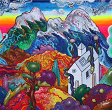 ALINARI Luca (Firenze 1943) Una montagna nell'appennino centrale, 2008 olio...