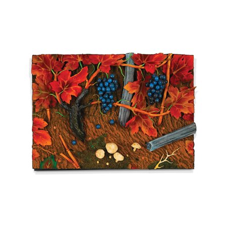 Piero Gilardi, Uva e funghi