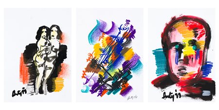 FILIPPO AUTI (1934-2007) - Lotto unico di 3 opere