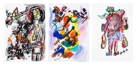 FILIPPO AUTI (1934-2007) - Lotto unico di 3 opere