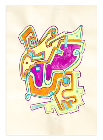 GILLO DORFLES (1910-2018) - Senza Titolo, 1984