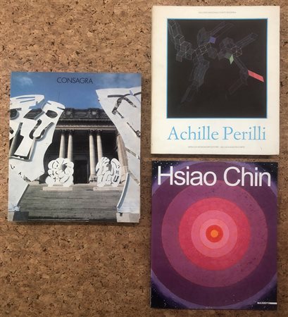 ASTRAZIONE DEL DOPOGUERRA (PERILLI, CONSAGRA E HSIAO CHIN) - Lotto unico di 3 cataloghi