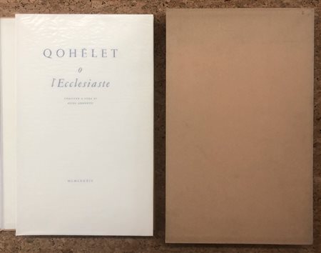 EDIZIONI D'ARTE - Qohélet o l'Ecclesiaste, 1984