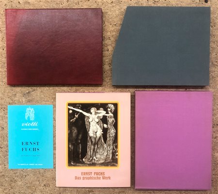 ALFRED HRDLICKA E ERNST FUCHS - Lotto unico di 3 cataloghi: