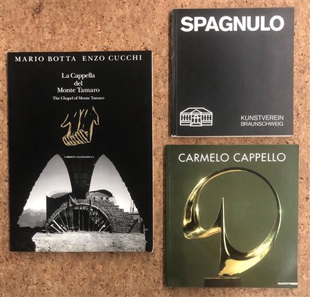 ARTE ITALIANA DEL DOPOGUERRA (SPAGNULO, CAPPELLO E CUCCHI) - Lotto unico di 3 cataloghi: