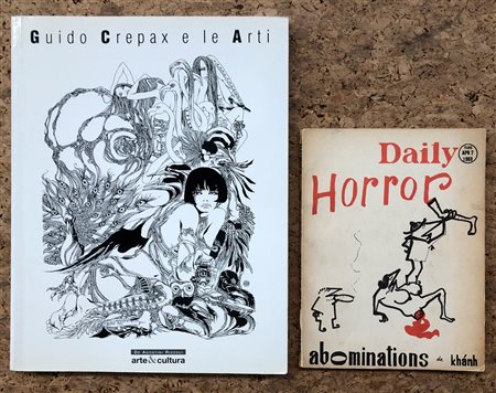 GUIDO CREPAX E QUASAR KHANH - Lotto unico di 2 cataloghi con intervento