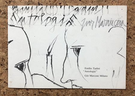 CATALOGHI CON INTERVENTO DELL'ARTISTA (EMILIO TADINI) - Emilio Tadini 'Antologia', 1992 circa