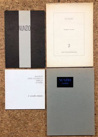 NUNZIO - Lotto unico di 4 cataloghi: