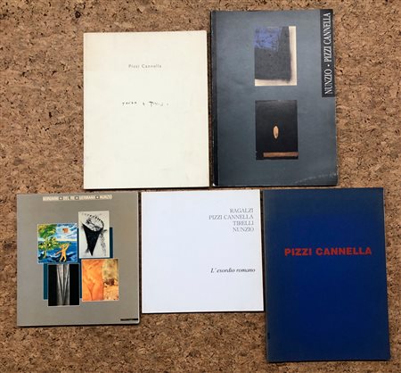 PIERO PIZZI CANNELLA - Lotto unico di 5 cataloghi: