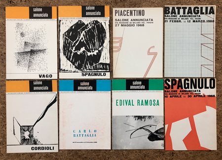 SALONE ANNUNCIATA, MILANO - Lotto unico di 8 tra pieghevoli e cataloghi