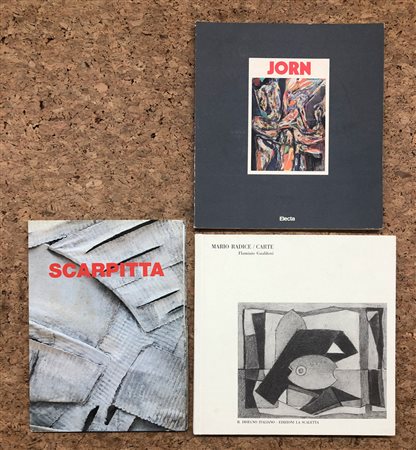 ARTE DEL DOPOGUERRA (JORN, SCARPITTA E RADICE) - Lotto unico di 3 cataloghi: