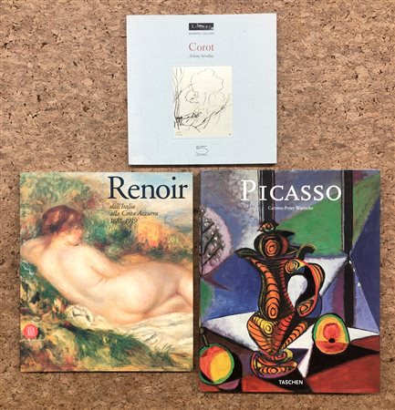 MAESTRI DELLA STORIA DELL'ARTE (COROT, RENOIR E PICASSO) - Lotto unico di 3 cataloghi