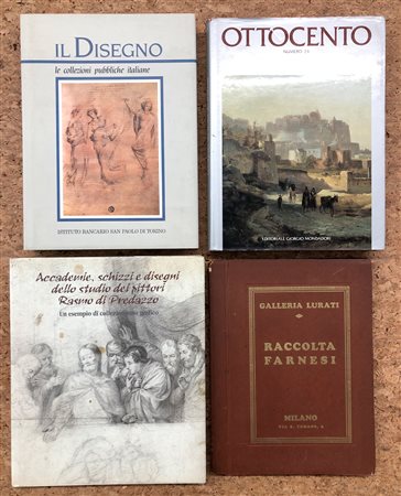 PITTURA ANTICA E DELL'OTTOCENTO - Lotto unico di 4 cataloghi: