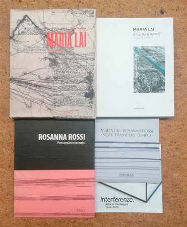 MARIA LAI E ROSANNA ROSSI - Lotto unico di 5 cataloghi