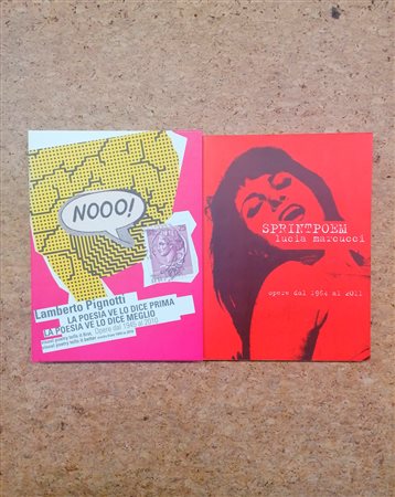 ARTISTI VARI (PIGNOTTI, MARCUCCI)
 – Lotto unico di 2 cataloghi