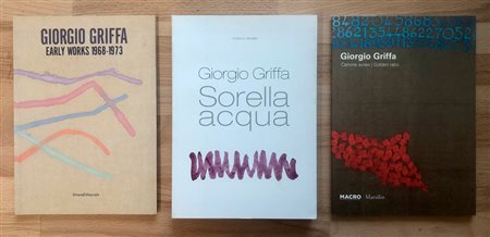 GIORGIO GRIFFA - Lotto unico di 3 cataloghi