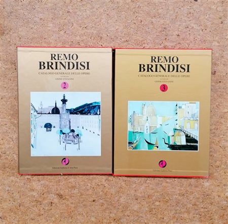 REMO BRINDISI - Lotto unico di 2 cataloghi