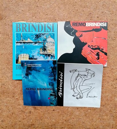 REMO BRINDISI - Lotto unico di 4 cataloghi