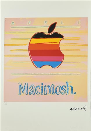 Andy Warhol (1928 - 1987) MACINTOSH litografia, cm 56,5x38; es. 71/100 firma...