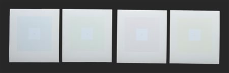 Calderara Antonio (1903 - 1978) COMPOSIZIONI quattro serigrafie, cm 21x19,5...