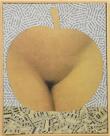 Jiri Kolar (1914 - 2002) MELA tecnica mista su cartone, cm 23x18,5 sigla e...